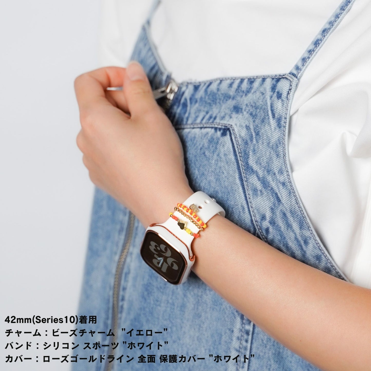 【NEW】ビーズチャーム アクセサリー アップルウォッチ Apple Watch