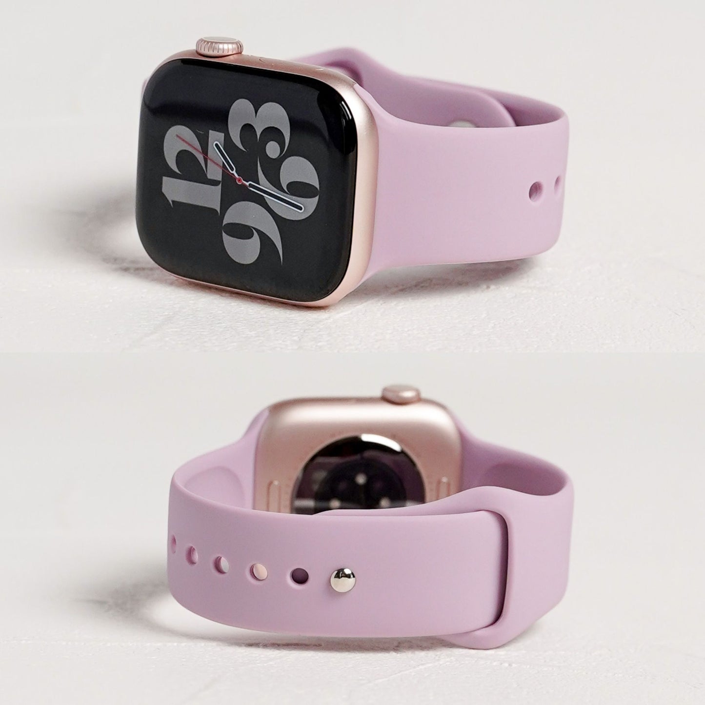【NEW】新色追加 シリコン スポーツ くすみ パステル アップルウォッチバンド Apple Watch ベルト