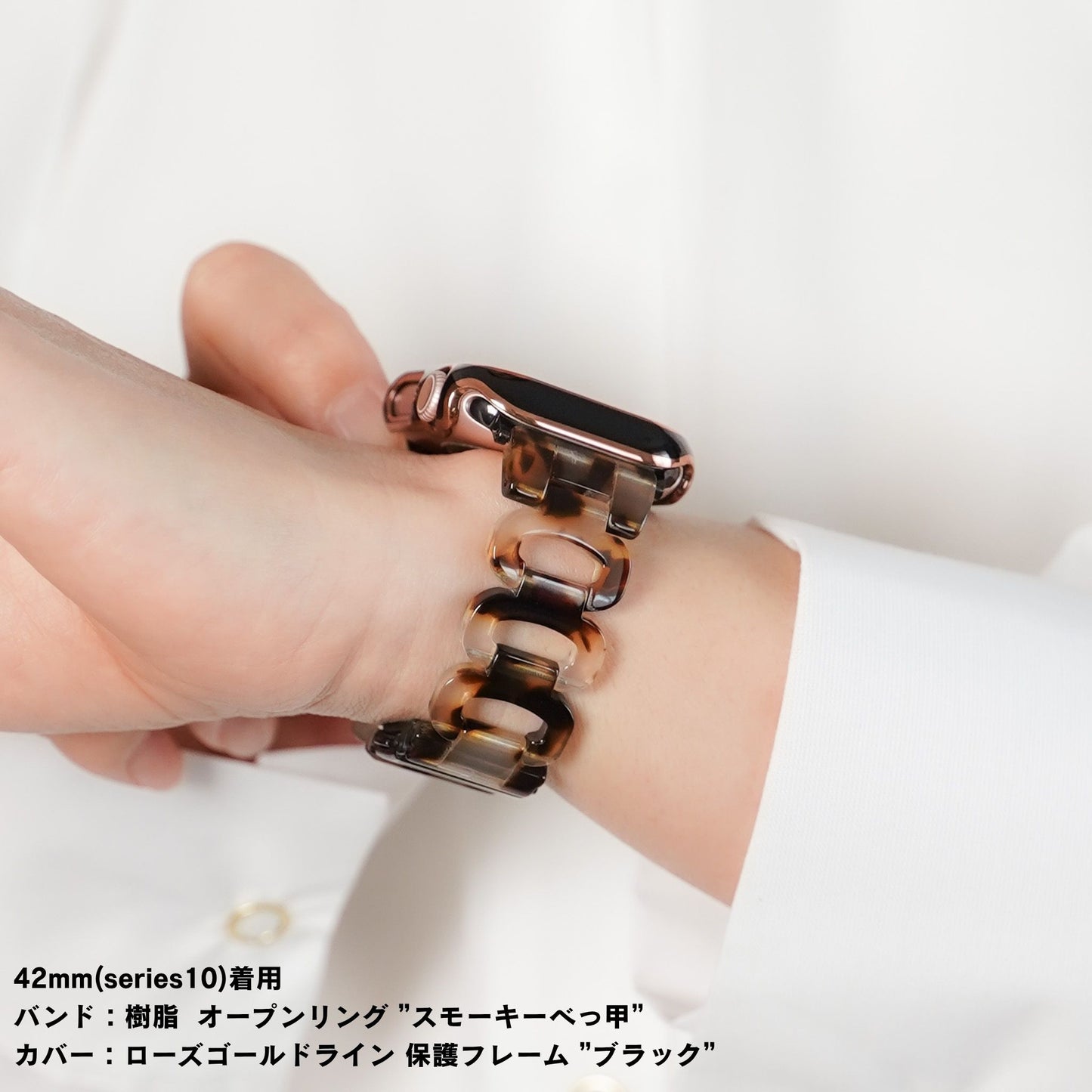 【NEW】樹脂 オープンリング アップルウォッチバンド Apple Watch ベルト