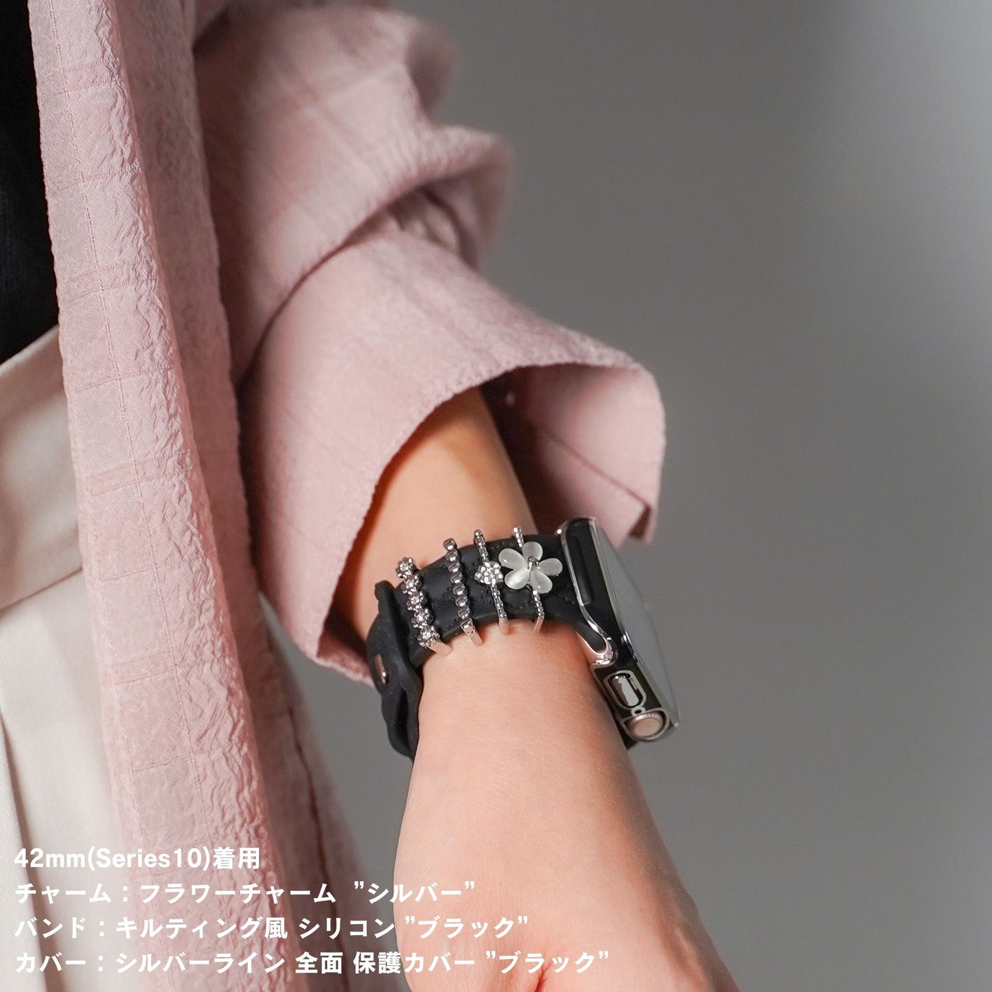 フラワーチャーム アクセサリー アップルウォッチ Apple Watch