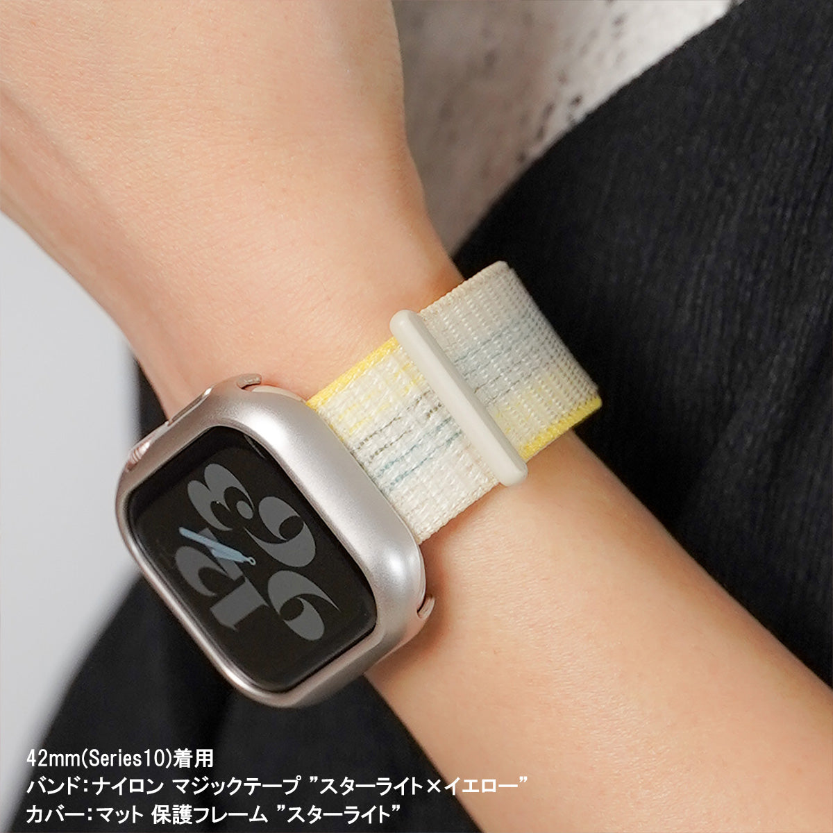 【NEW】ナイロン マジックテープ アップルウォッチバンド Apple Watch ベルト