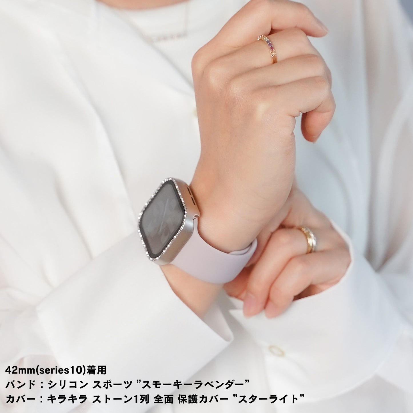 【NEW】新色追加 シリコン スポーツ くすみ パステル アップルウォッチバンド Apple Watch ベルト