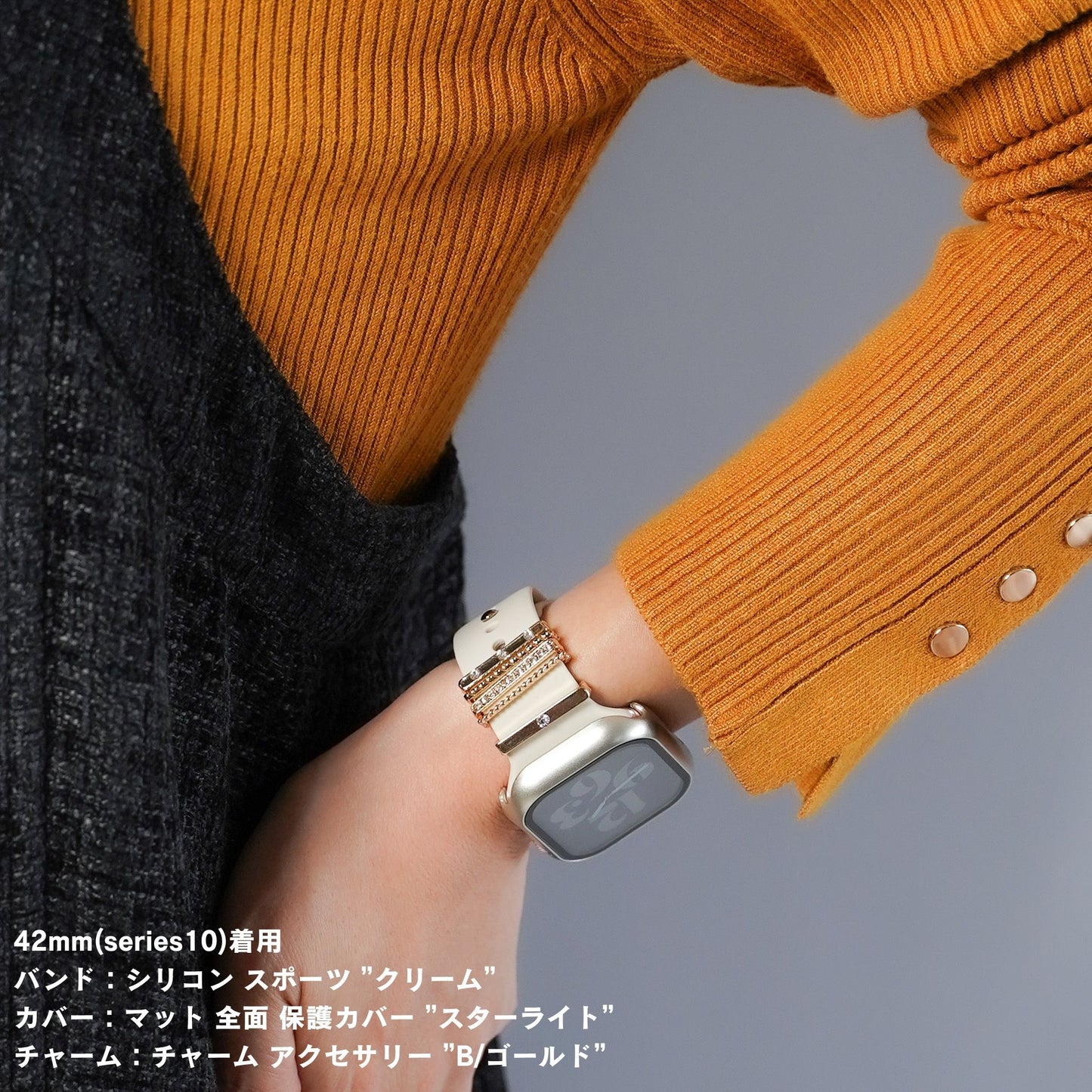 【NEW】新色追加 シリコン スポーツ くすみ パステル アップルウォッチバンド Apple Watch ベルト
