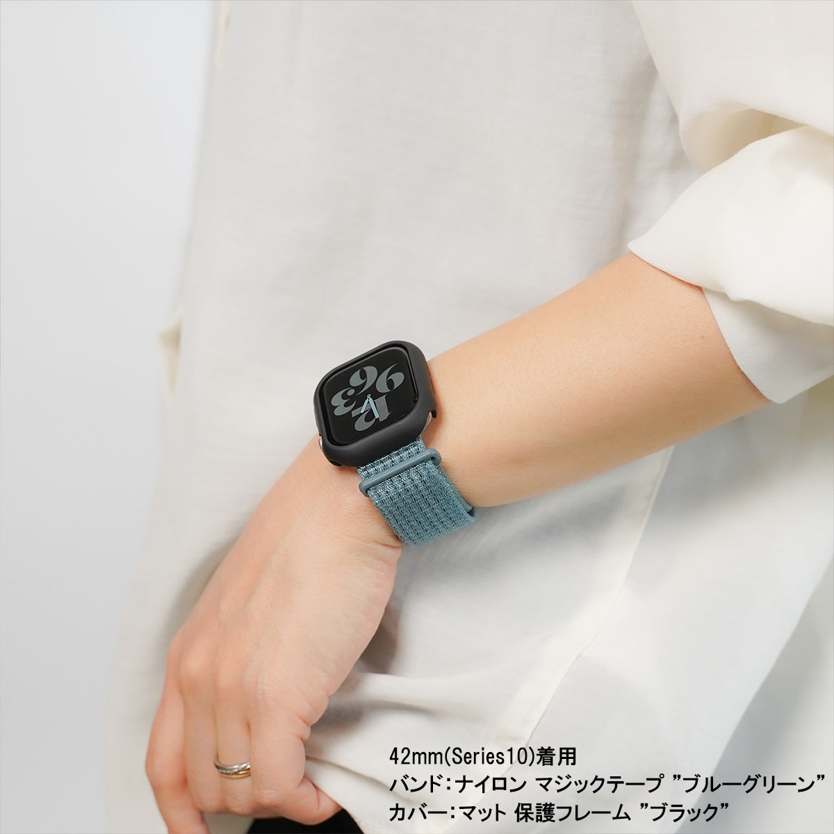 【NEW】ナイロン マジックテープ アップルウォッチバンド Apple Watch ベルト