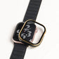 【NEW】ゴールドライン 全面 保護カバー ガラス付き ハードタイプ アップルウォッチ ケース Apple Watch