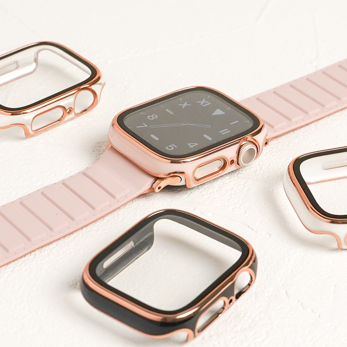 [NEW] Rose Gold Line Full Protective Cover Hard Type Apple Watch Cover Apple Watch
