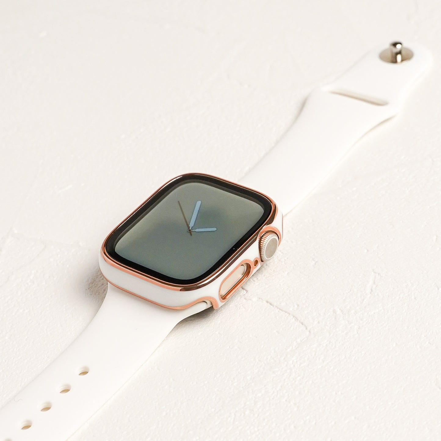 【NEW】ローズゴールドライン 全面 保護カバー ハードタイプ アップルウォッチカバー Apple Watch