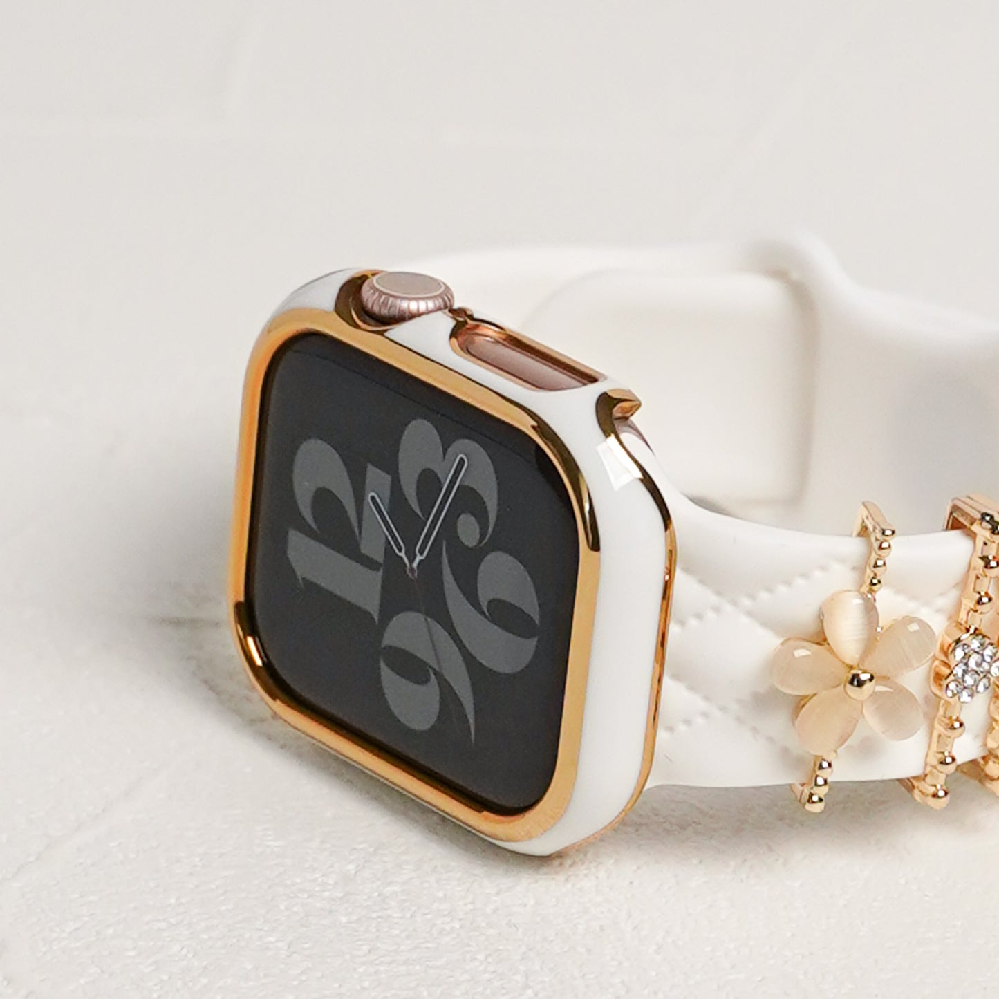 【NEW】ゴールドライン 保護フレーム ガラスなし ハードタイプ アップルウォッチ ケース Apple Watch