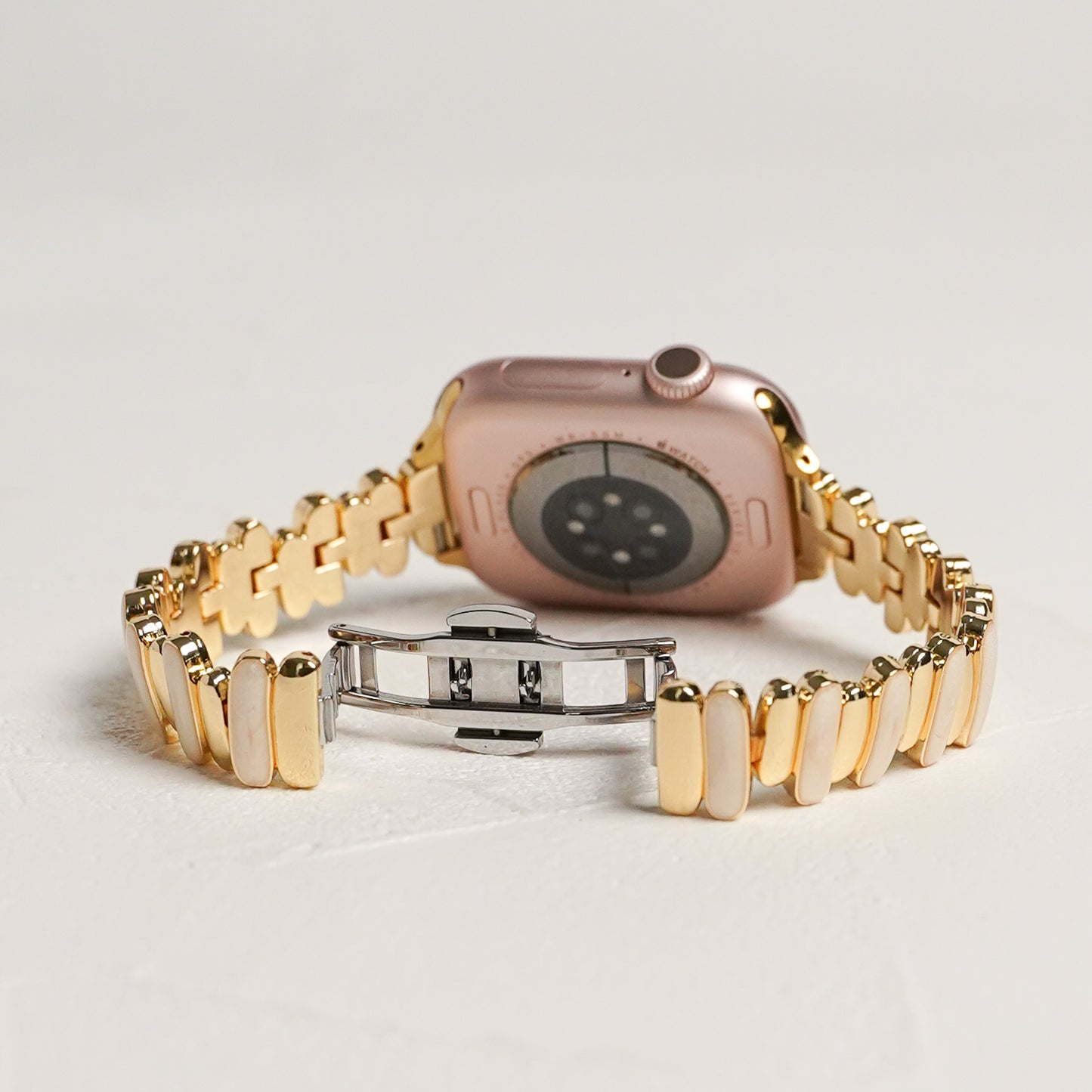 【NEW】メタルビーン バイカラー アップルウォッチバンド Apple Watch ベルト