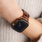 ローズゴールドライン 全面 保護カバー ガラス付き ハードタイプ アップルウォッチ ケース Apple Watch