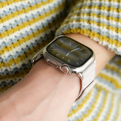 シルバーライン 全面 保護カバー ガラス付き ハードタイプ アップルウォッチ ケース Apple Watch