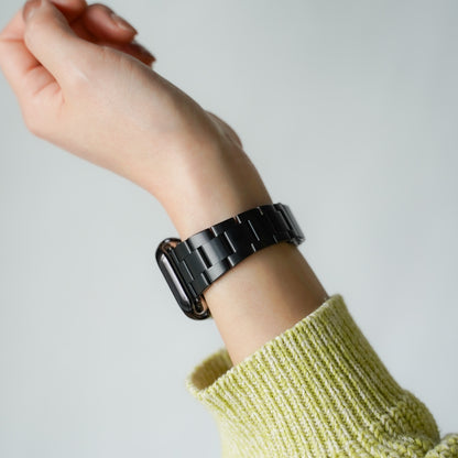 ステンレス 工具不要 三連 アップルウォッチバンド Apple Watch ベルト