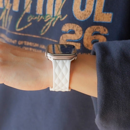 キルティング風 シリコン アップルウォッチバンド Apple Watch ベルト
