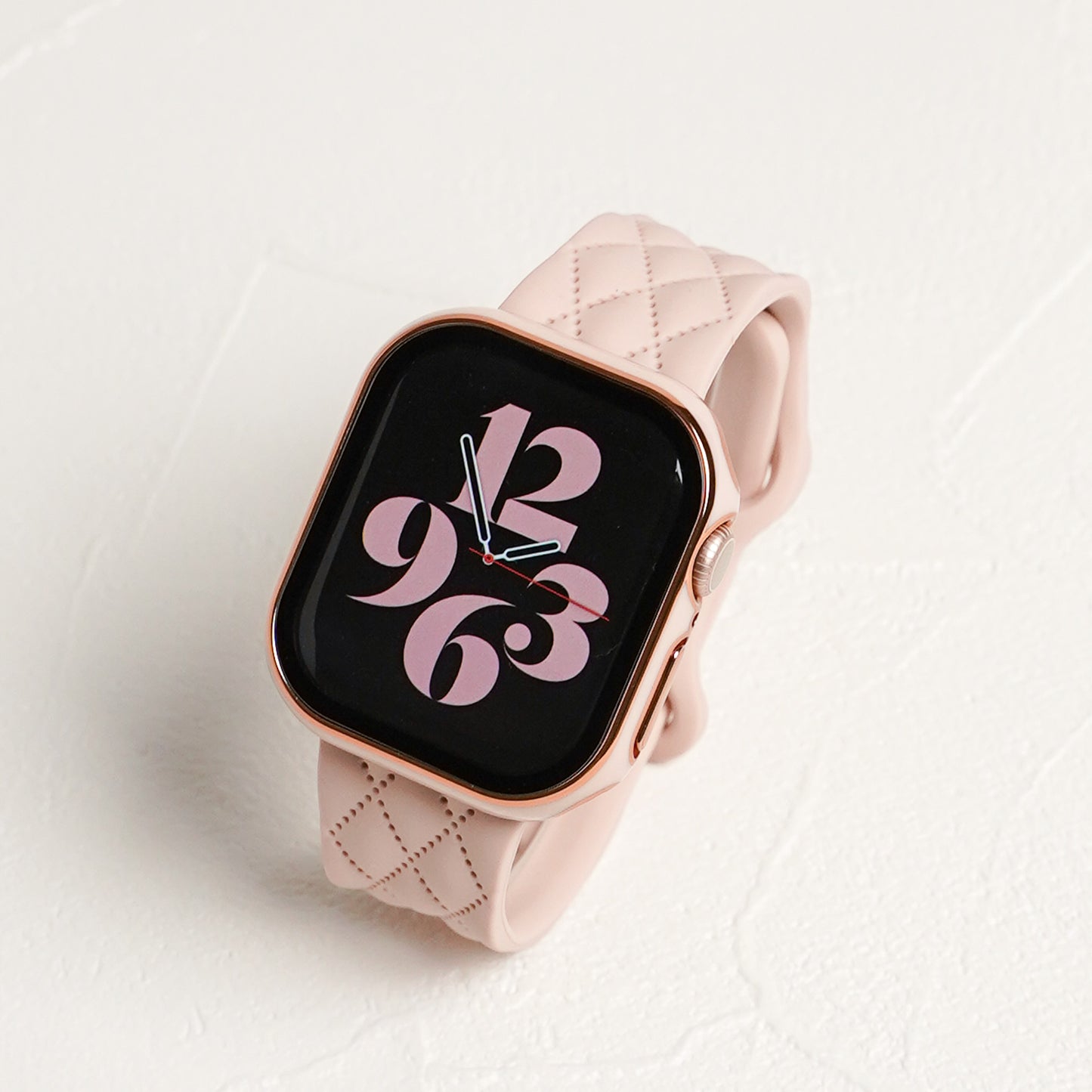 【NEW】キルティング風 シリコン アップルウォッチバンド Apple Watch ベルト