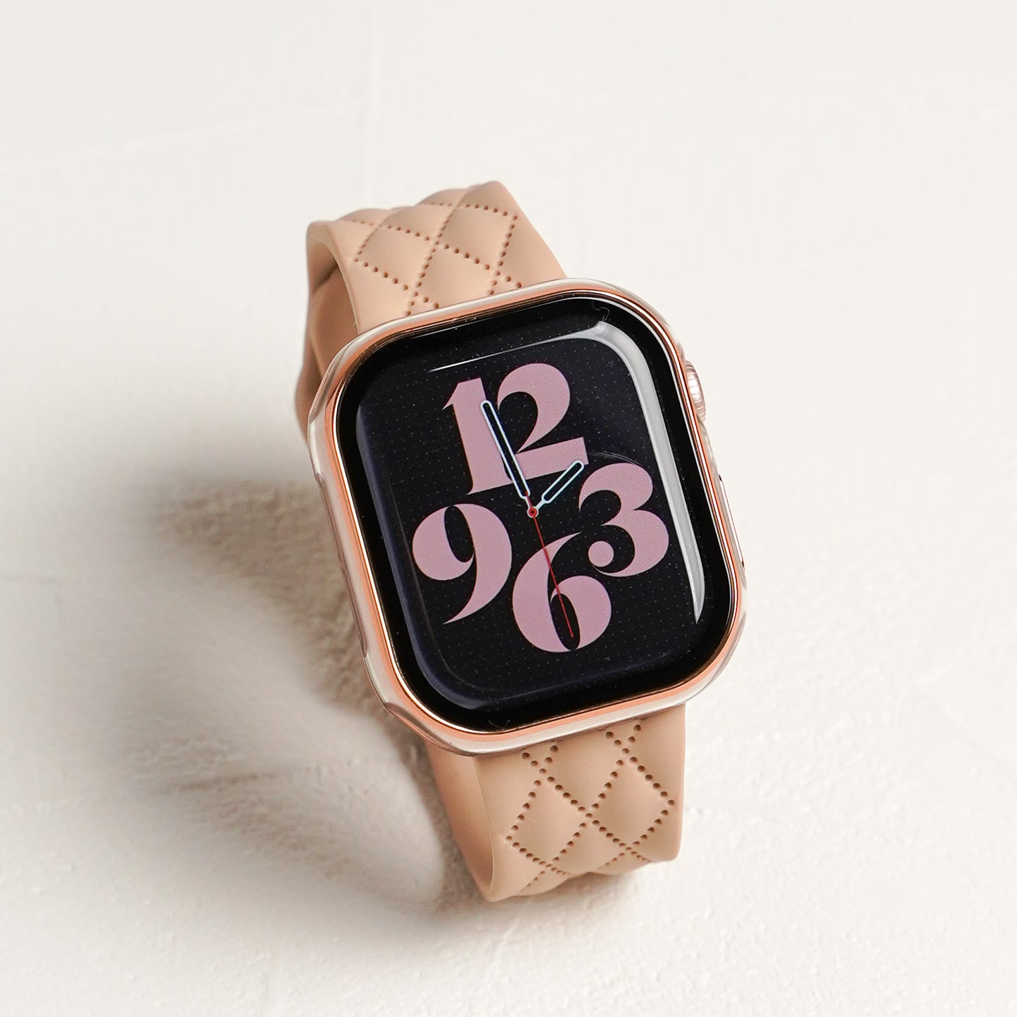 【NEW】キルティング風 シリコン アップルウォッチバンド Apple Watch ベルト