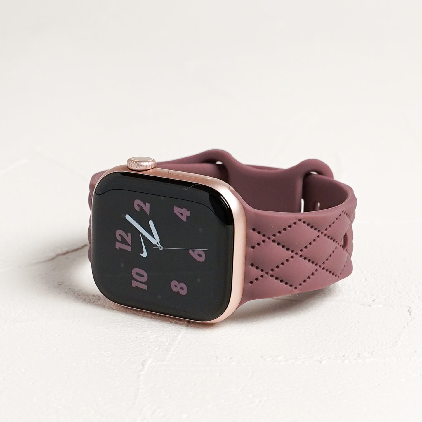 【NEW】キルティング風 シリコン アップルウォッチバンド Apple Watch ベルト