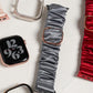 【NEW】シュシュ風 サテン アップルウォッチバンド Apple Watch ベルト