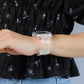 Clear Integrated Wave Apple Watch Band Case Transparent Apple Watch