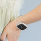 Clear Integrated Wave Apple Watch Band Case Transparent Apple Watch
