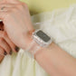 Clear Integrated Wave Apple Watch Band Case Transparent Apple Watch