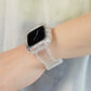 Clear Integrated Wave Apple Watch Band Case Transparent Apple Watch