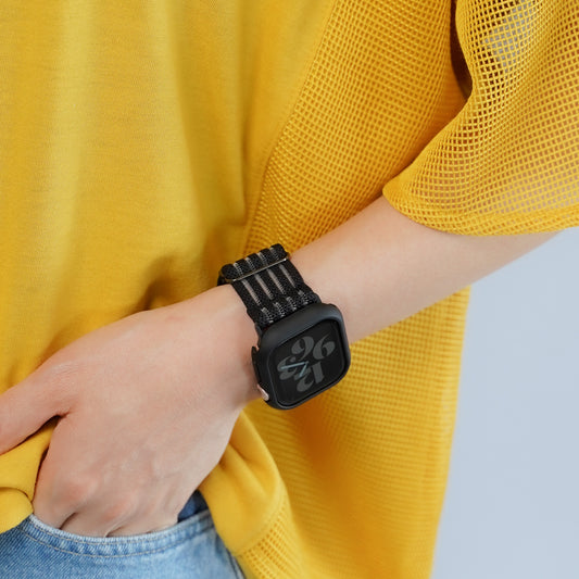 【NEW】ストライプ ナイロン アップルウォッチバンド Apple Watch ベルト