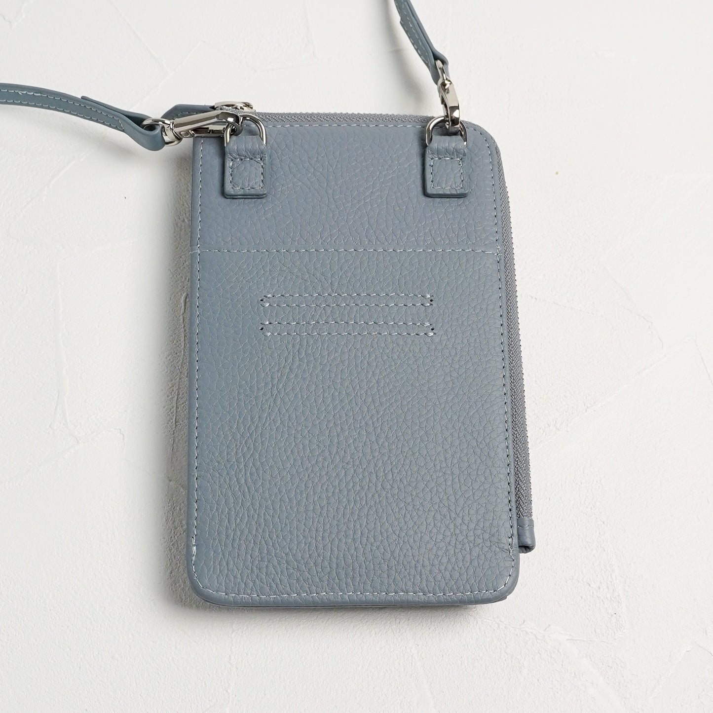 【NEW】スマホショルダー L字ファスナー レザー 本革 スマホポーチ 財布