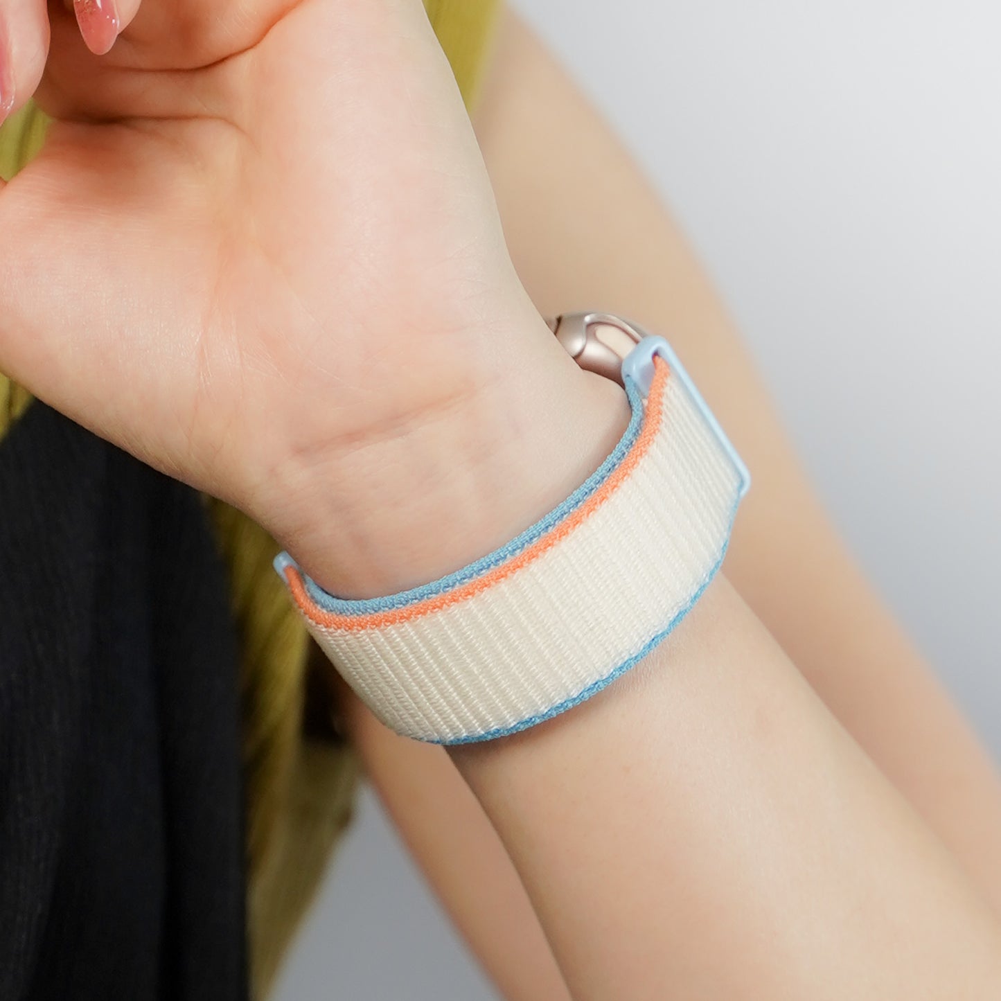 【NEW】ナイロン マジックテープ アップルウォッチバンド Apple Watch ベルト