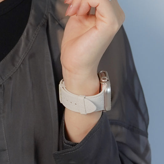 【NEW】シリコン レザー調 アップルウォッチバンド Apple Watch ベルト