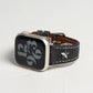 【NEW】デニムレザー×スタッズ アップルウォッチバンド Apple Watch ベルト