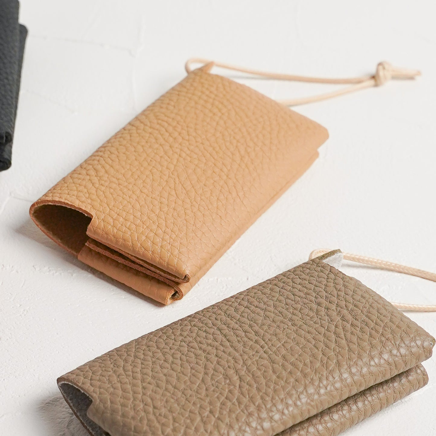 【NEW】ポケットティッシュケース 二つ折り レザー