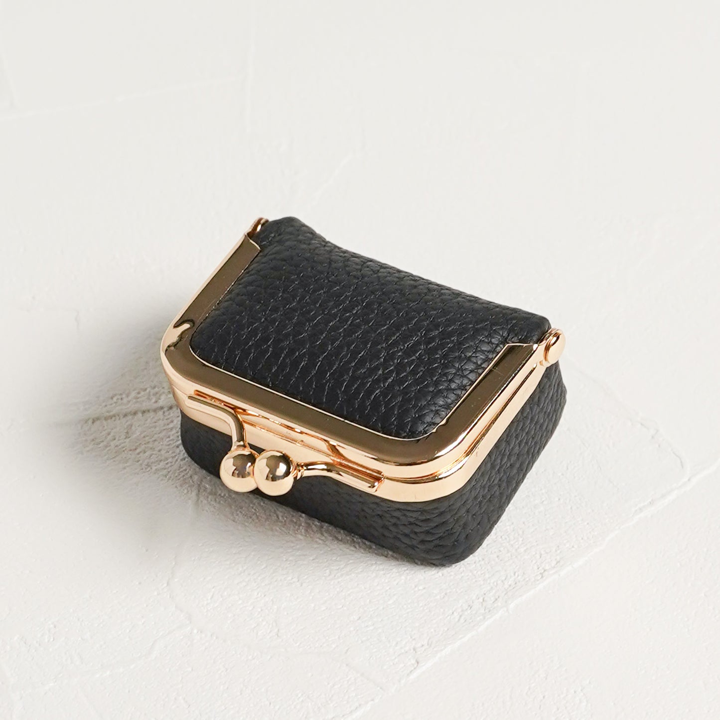 【NEW】がま口 レザー アクセサリーケース マルチポーチ