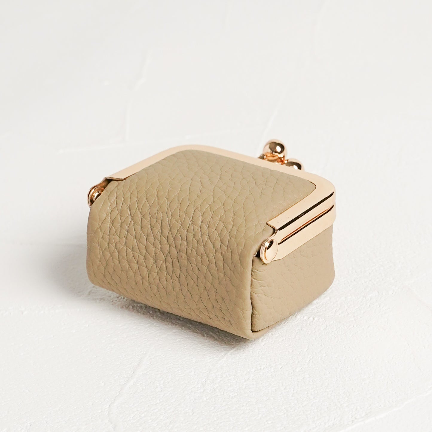 【NEW】がま口 レザー アクセサリーケース マルチポーチ