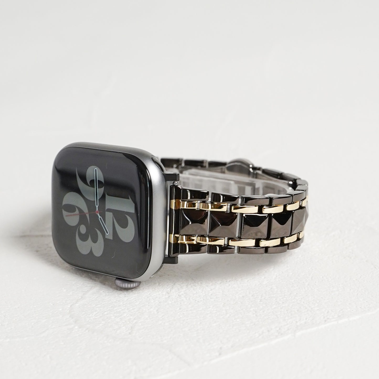 【NEW】ステンレス コンビカラー スタッズ アップルウォッチバンド Apple Watch ベルト