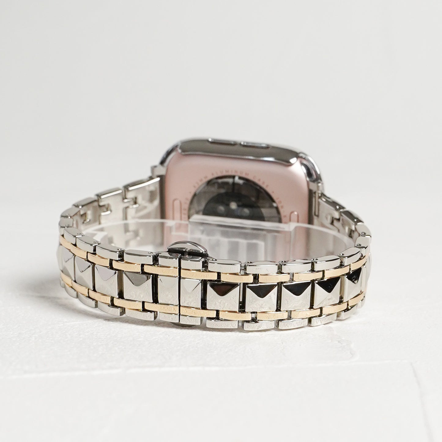 【NEW】ステンレス コンビカラー スタッズ アップルウォッチバンド Apple Watch ベルト