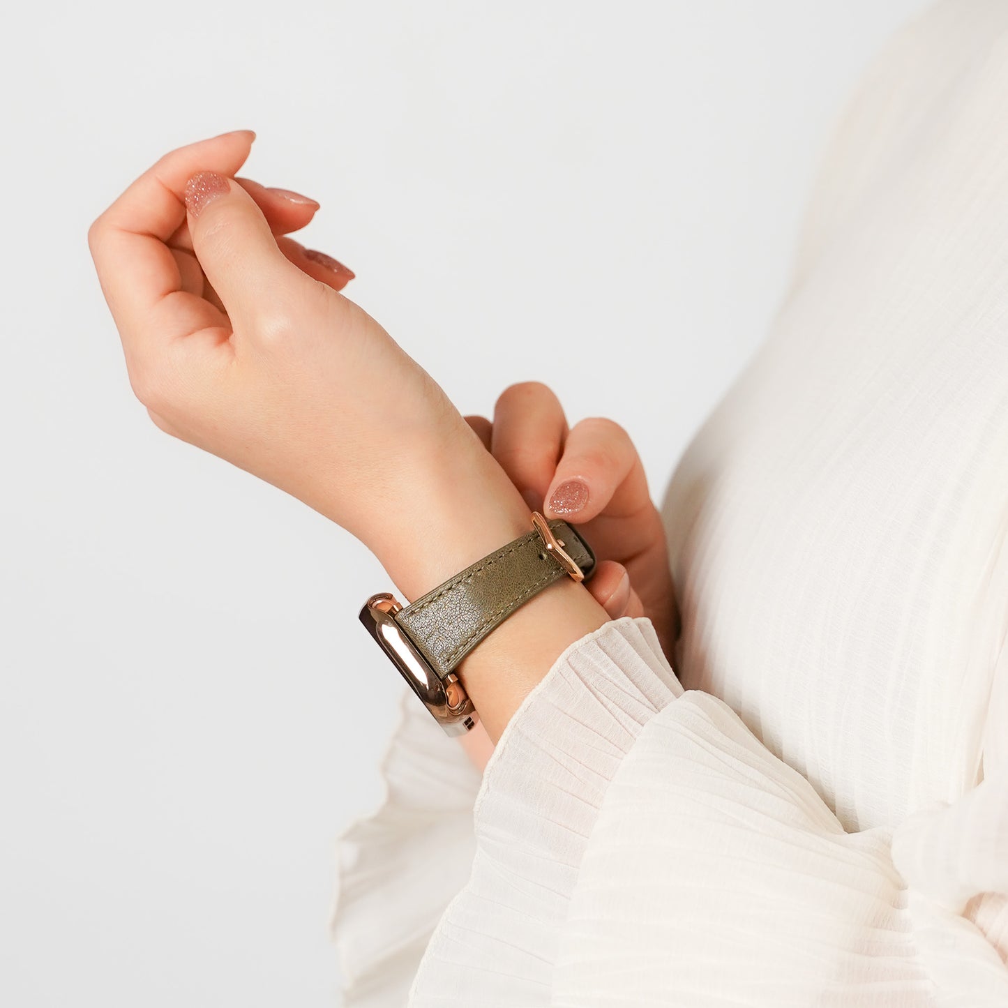 【NEW】レザー スリムウエスト アップルウォッチバンド Apple Watch ベルト