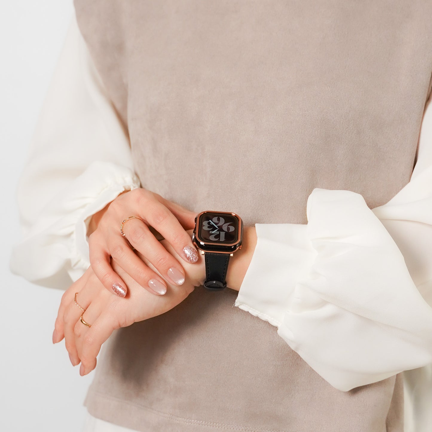 【NEW】レザー スリムウエスト アップルウォッチバンド Apple Watch ベルト