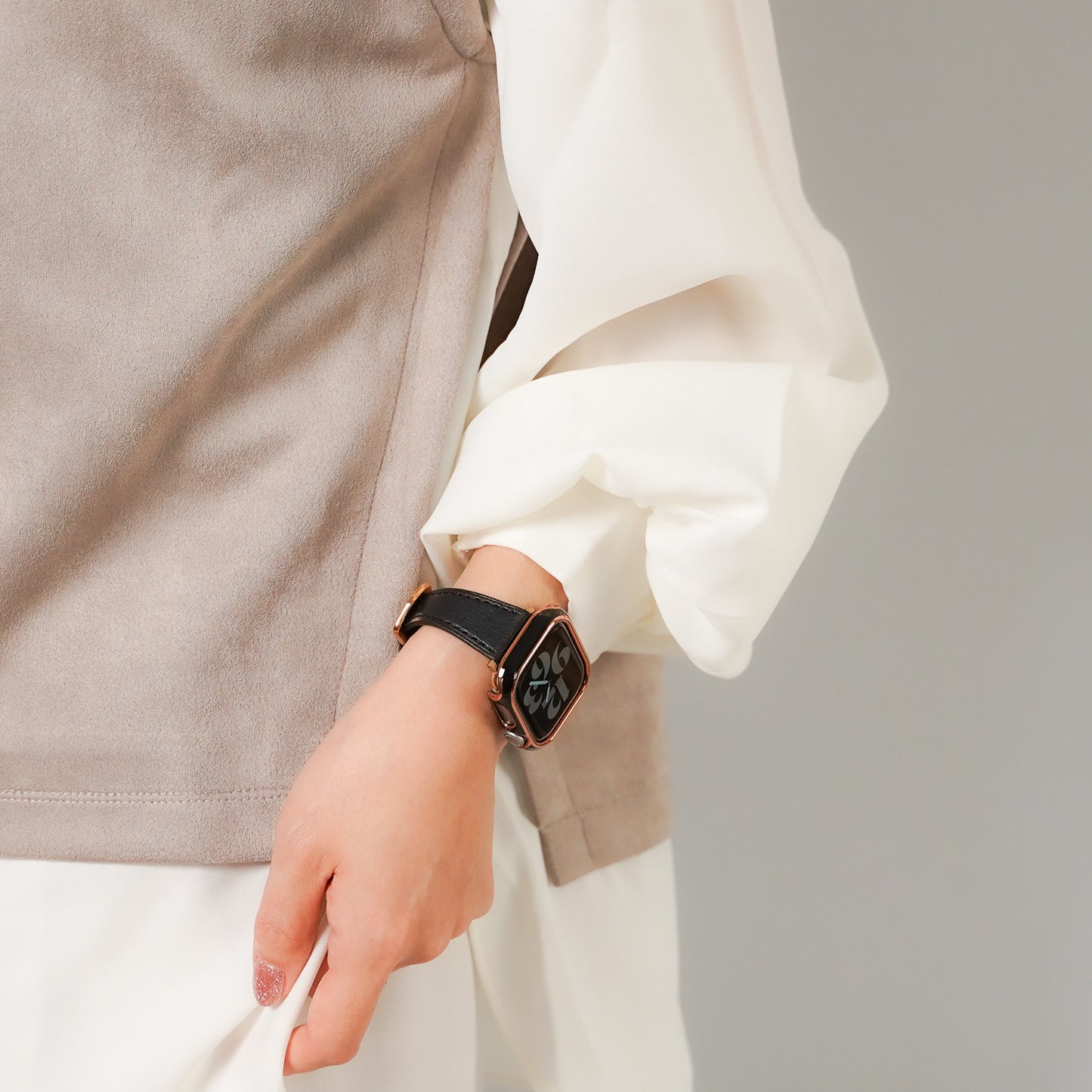 【NEW】レザー スリムウエスト アップルウォッチバンド Apple Watch ベルト