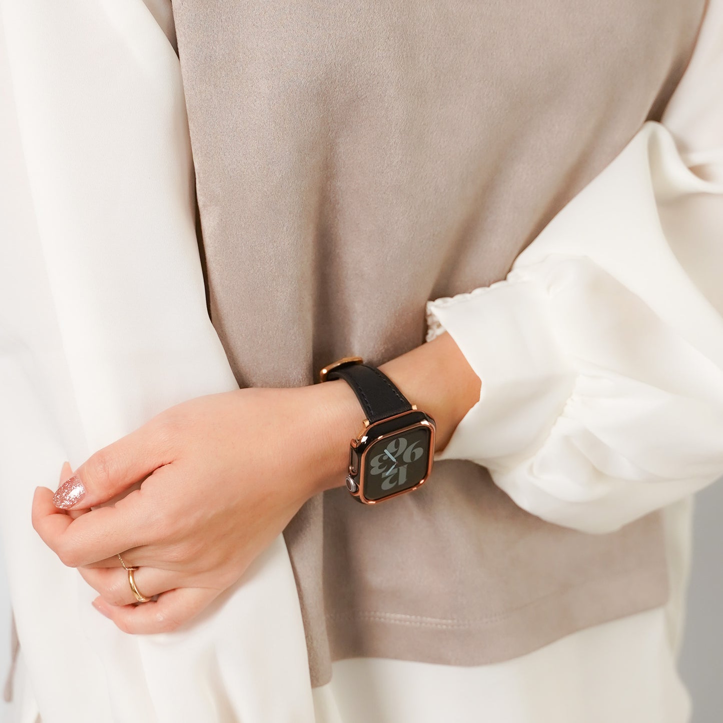 【NEW】レザー スリムウエスト アップルウォッチバンド Apple Watch ベルト