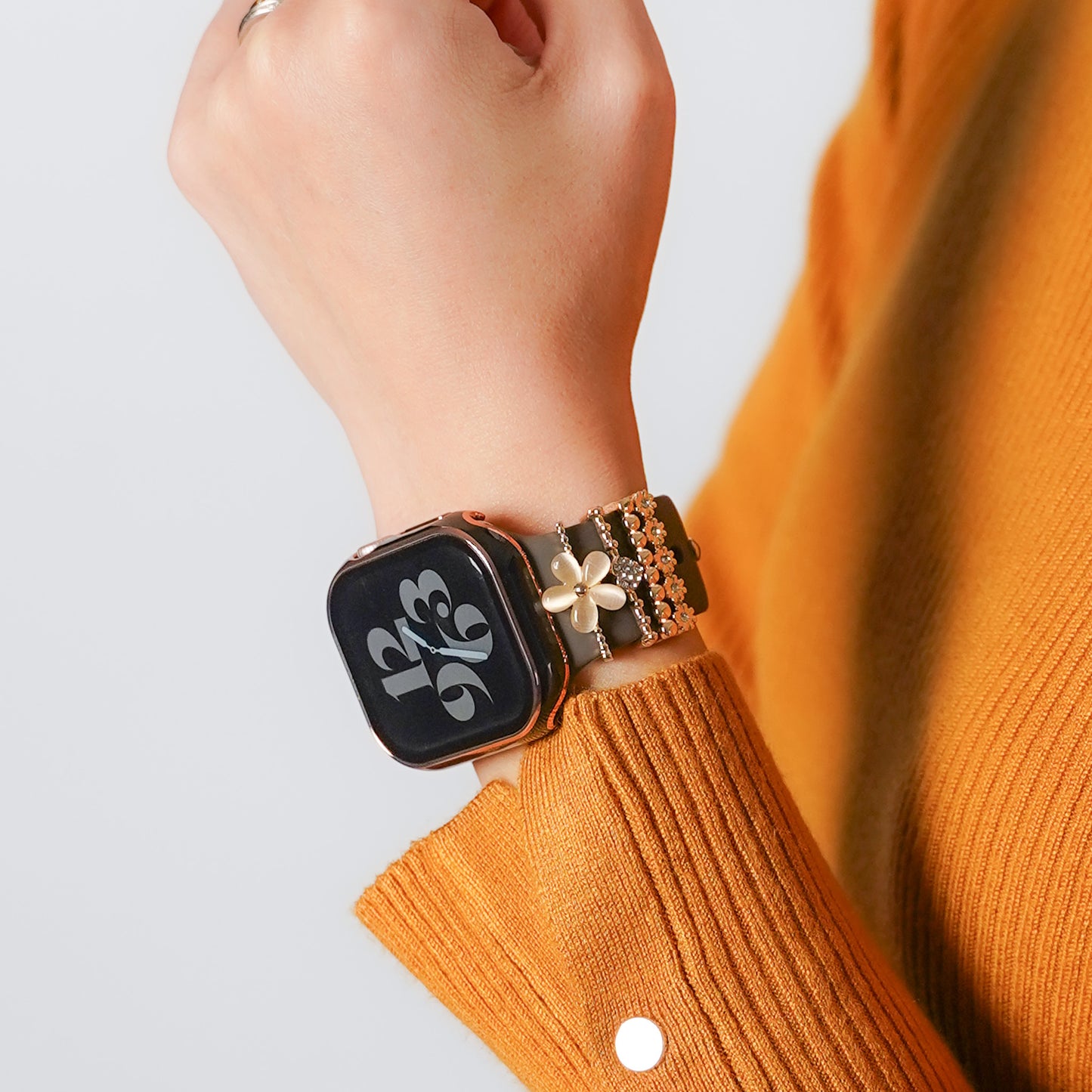 フラワーチャーム アクセサリー アップルウォッチ Apple Watch