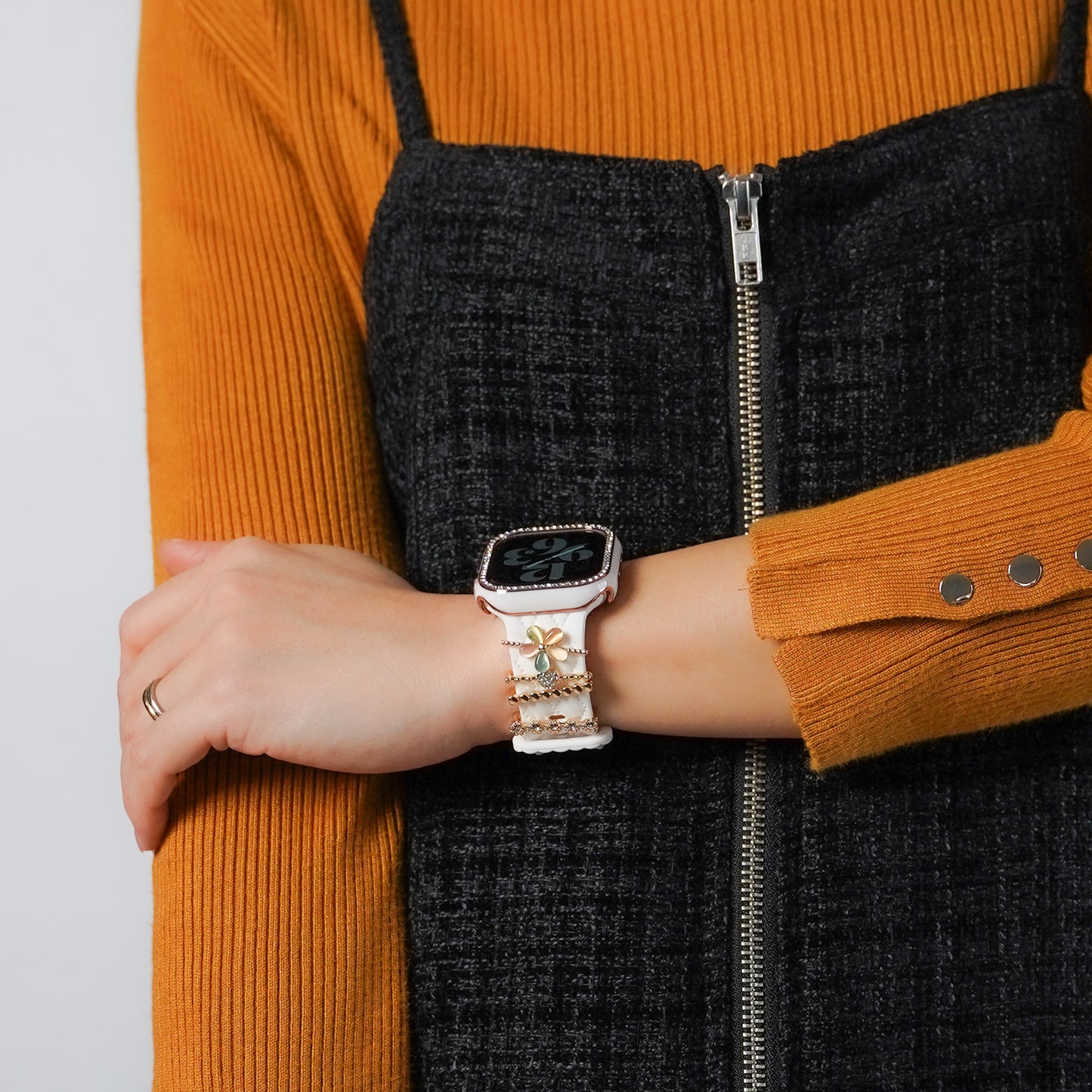 フラワーチャーム アクセサリー アップルウォッチ Apple Watch