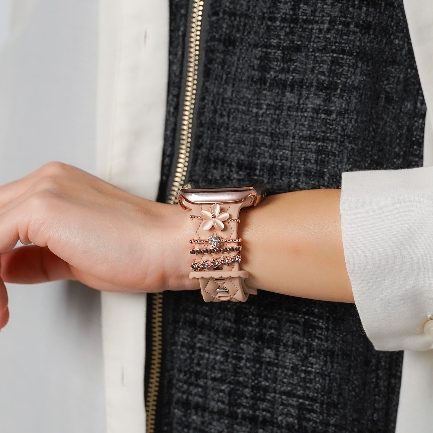 フラワーチャーム アクセサリー アップルウォッチ Apple Watch