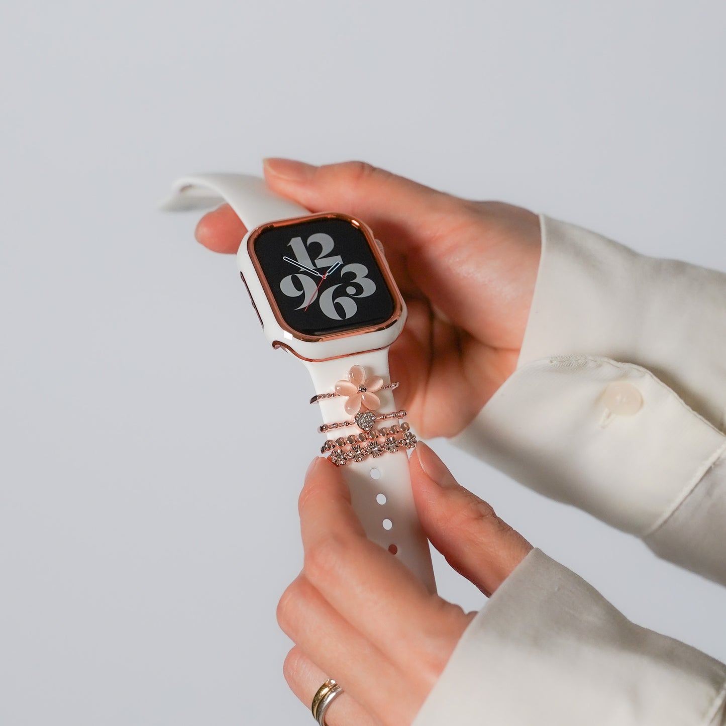 フラワーチャーム アクセサリー アップルウォッチ Apple Watch