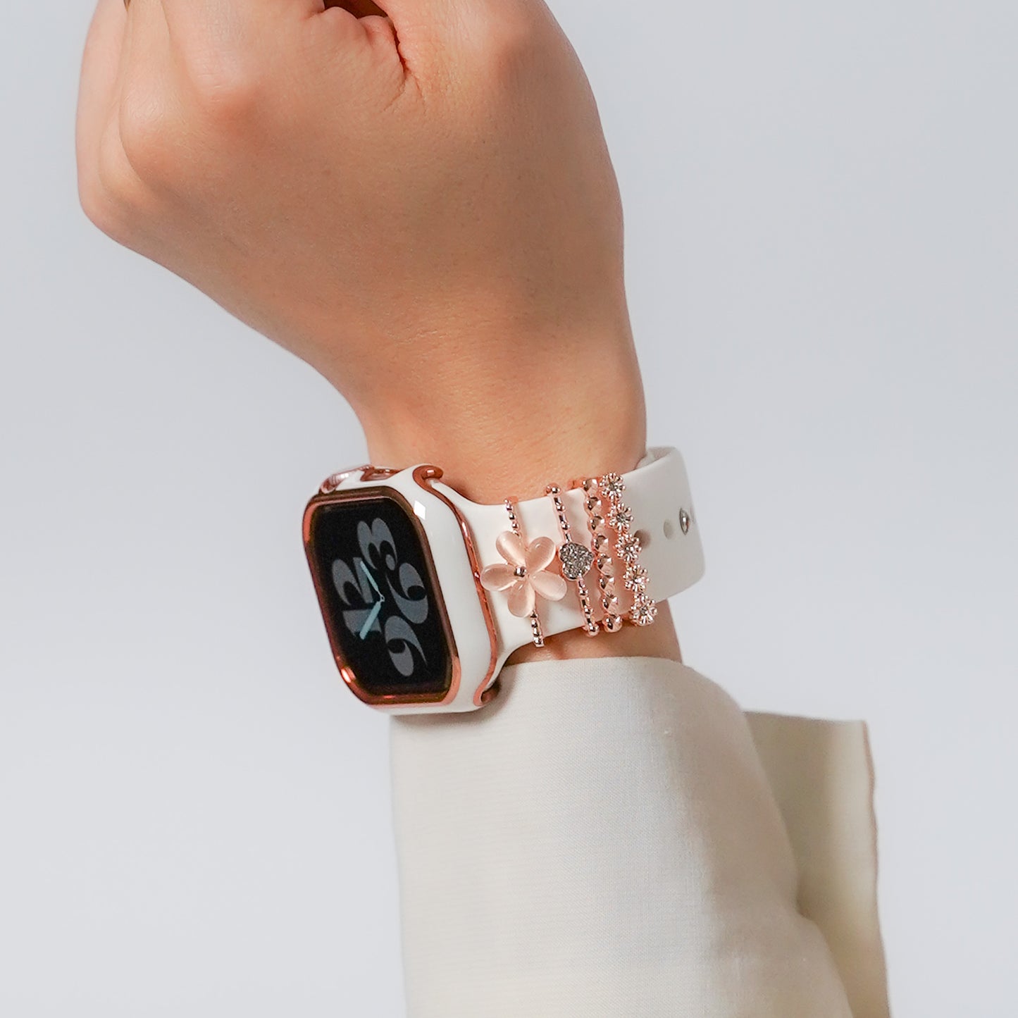 フラワーチャーム アクセサリー アップルウォッチ Apple Watch