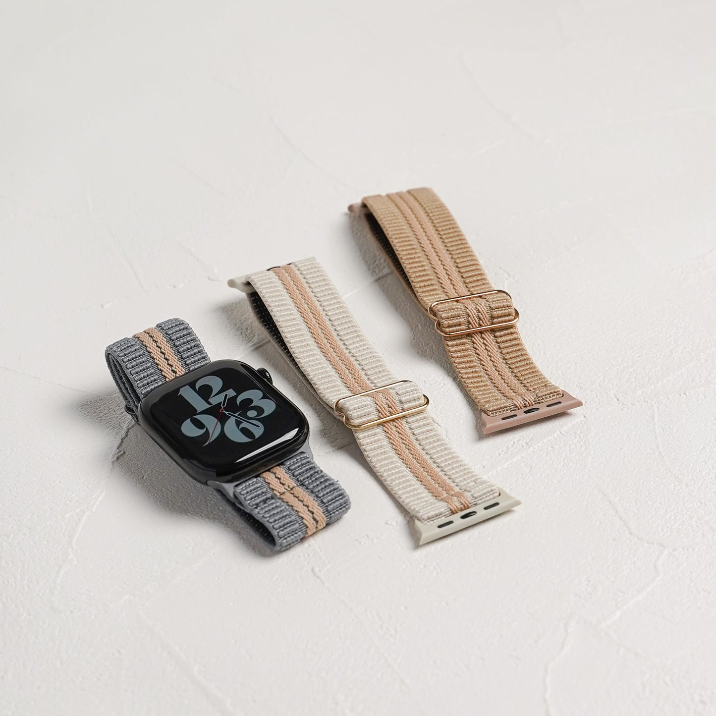 ナイロン テクスチャーライン アップルウォッチバンド Apple Watch ベルト