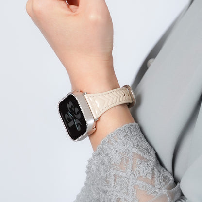 レザー ハートステッチ スリム アップルウォッチバンド Apple Watch ベルト