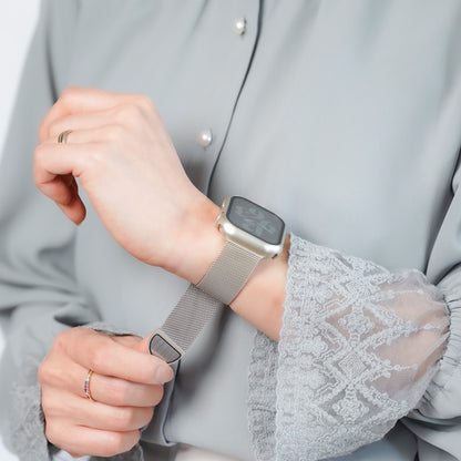 ミラネーゼ マグネット ステンレス メッシュ アップルウォッチバンド Apple Watch ベルト