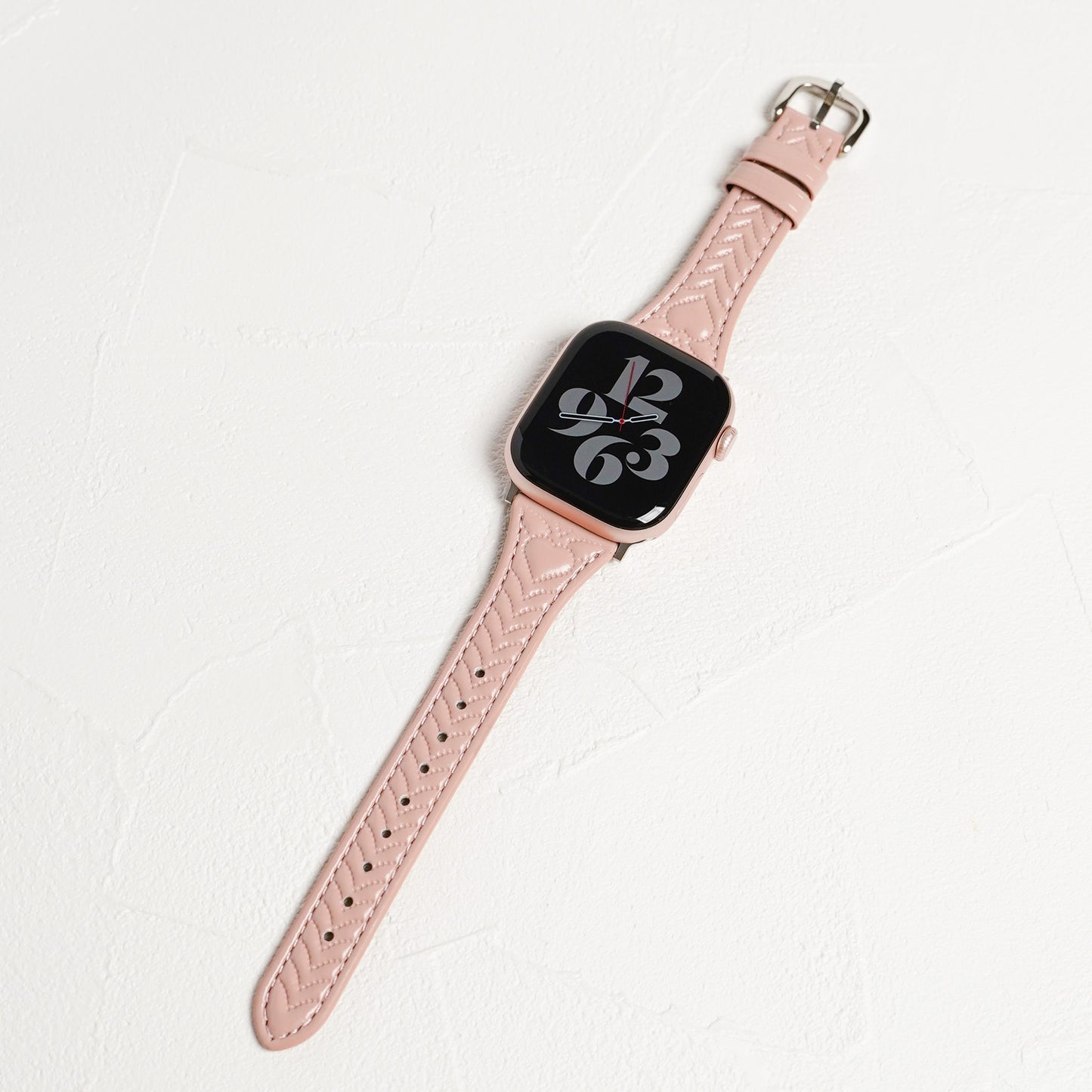 【NEW】レザー ハートステッチ スリム アップルウォッチバンド Apple Watch ベルト