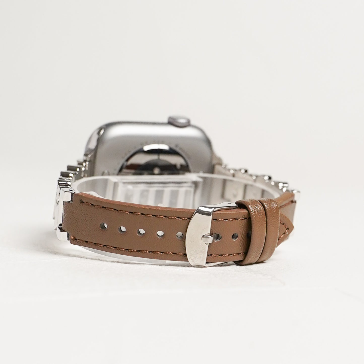 【NEW】ラインストーン スリムレザー アップルウォッチバンド Apple Watch ベルト
