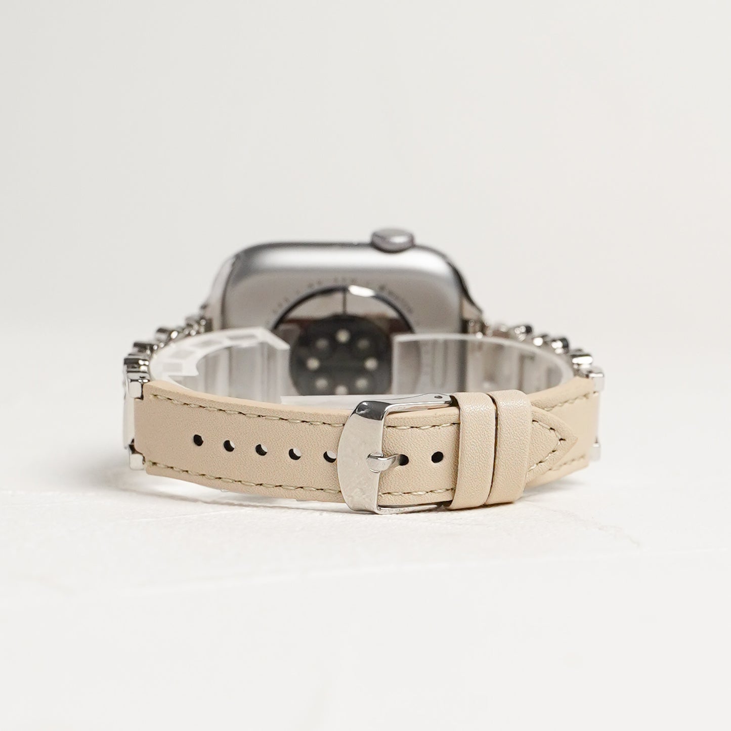 【NEW】ラインストーン スリムレザー アップルウォッチバンド Apple Watch ベルト